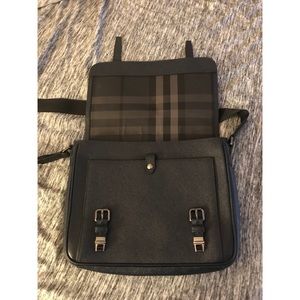Black Burberry Laptop Bag