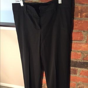 Chloe straight-leg black trousers