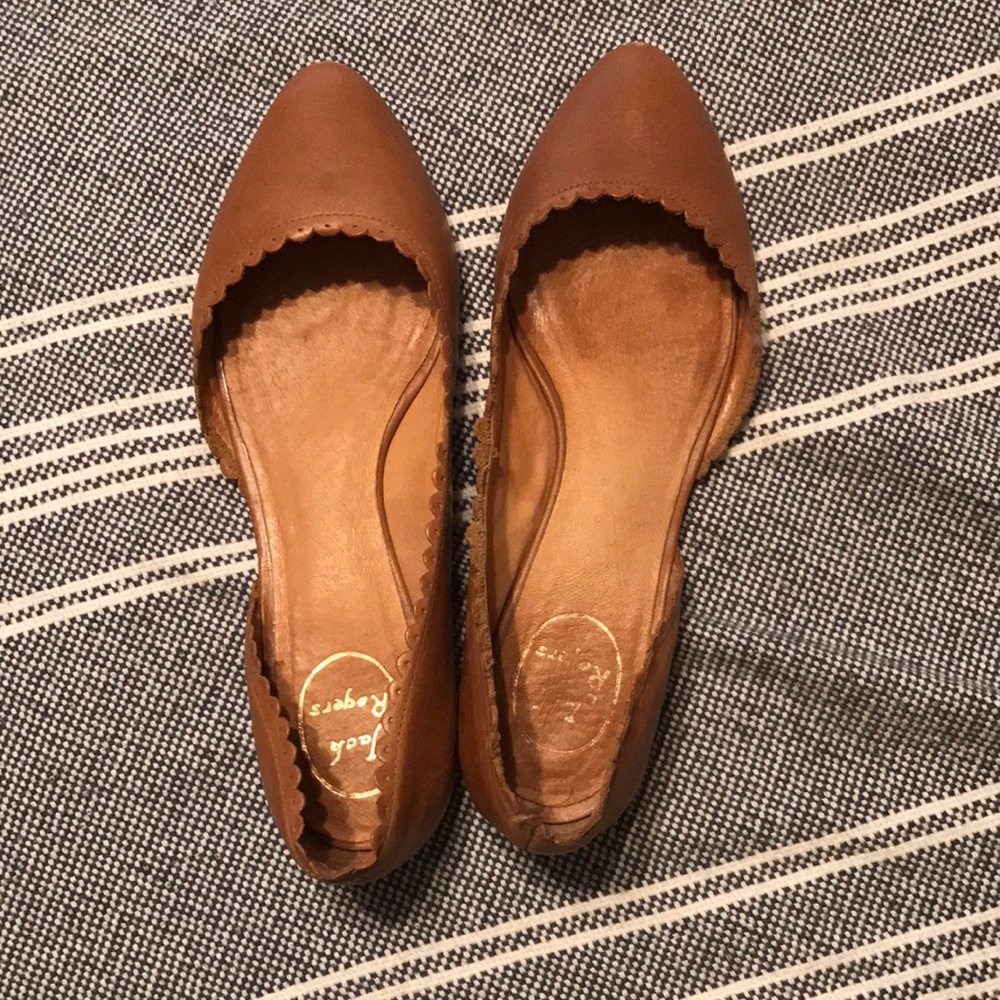 Jack Rogers d'orsay flats Camel