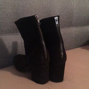Free people suede tall booties