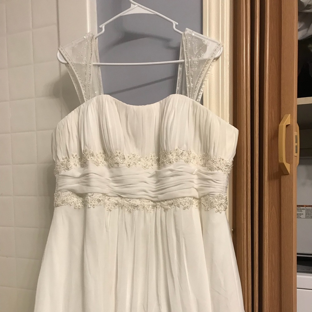 Ivory Wedding Dress, Size 18