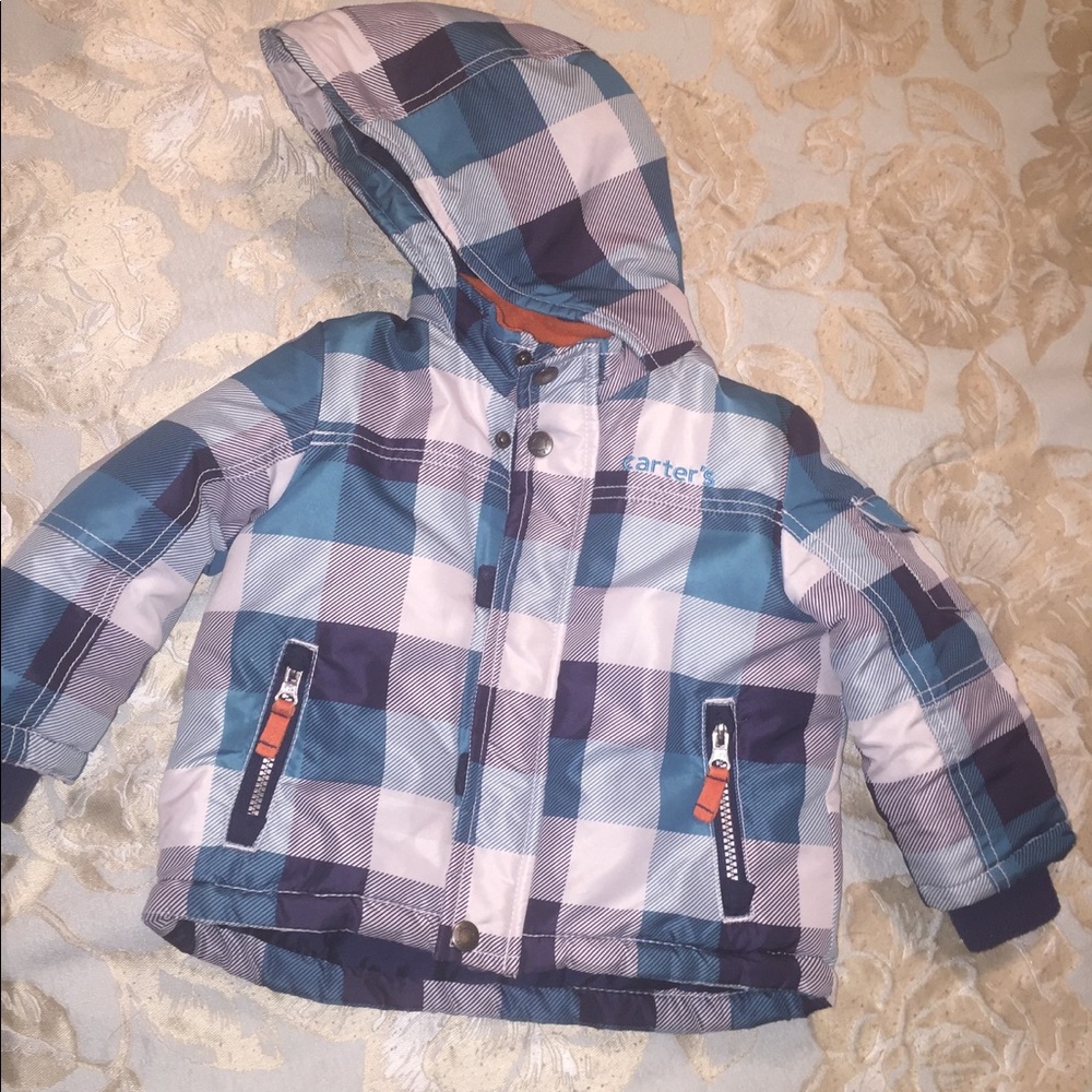 Carters 18 month Plaid Coat | warm toddler Jacket