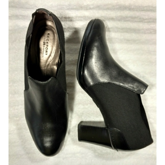 Rockport Shoes - Rockport black leather booties