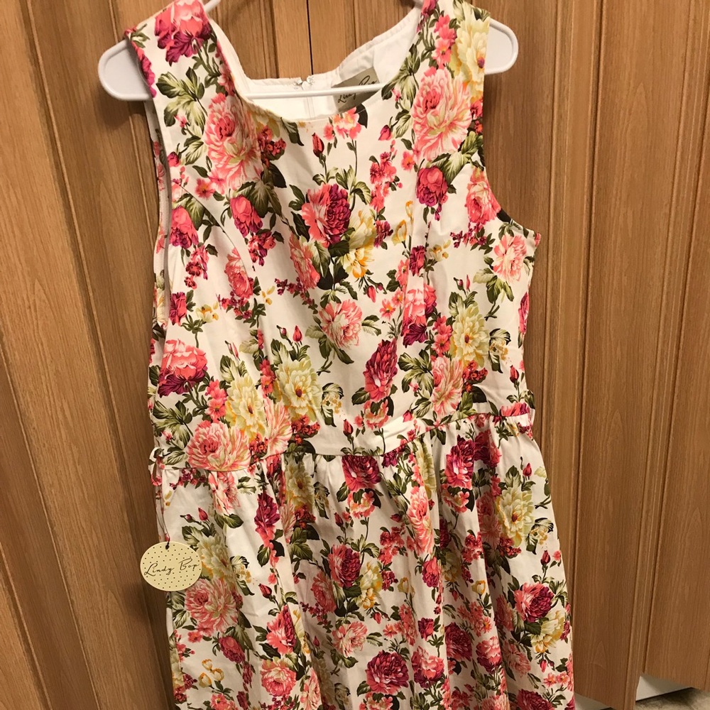 Lindy Bop Floral Dress