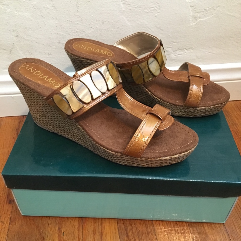 ⭐️LAST CALL- DONATING⭐️ Andiamo Bronze Wedges