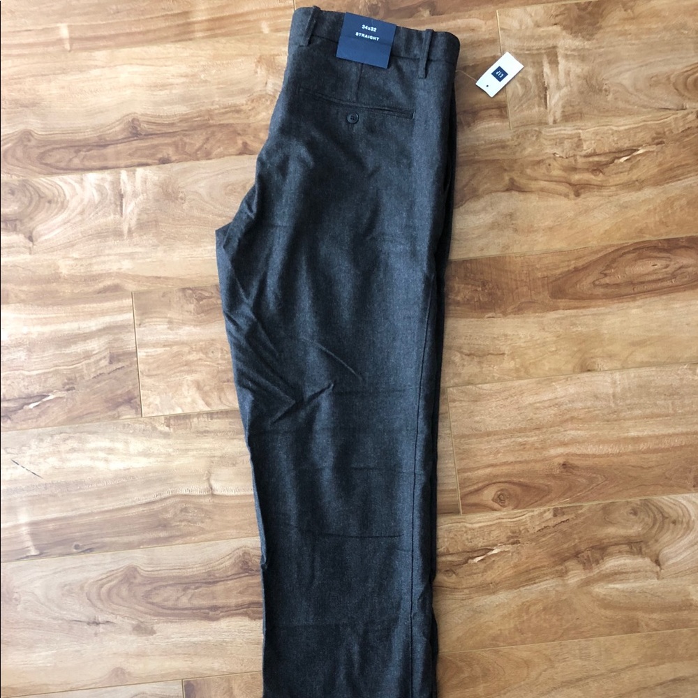 Gap straight leg mid rise pants