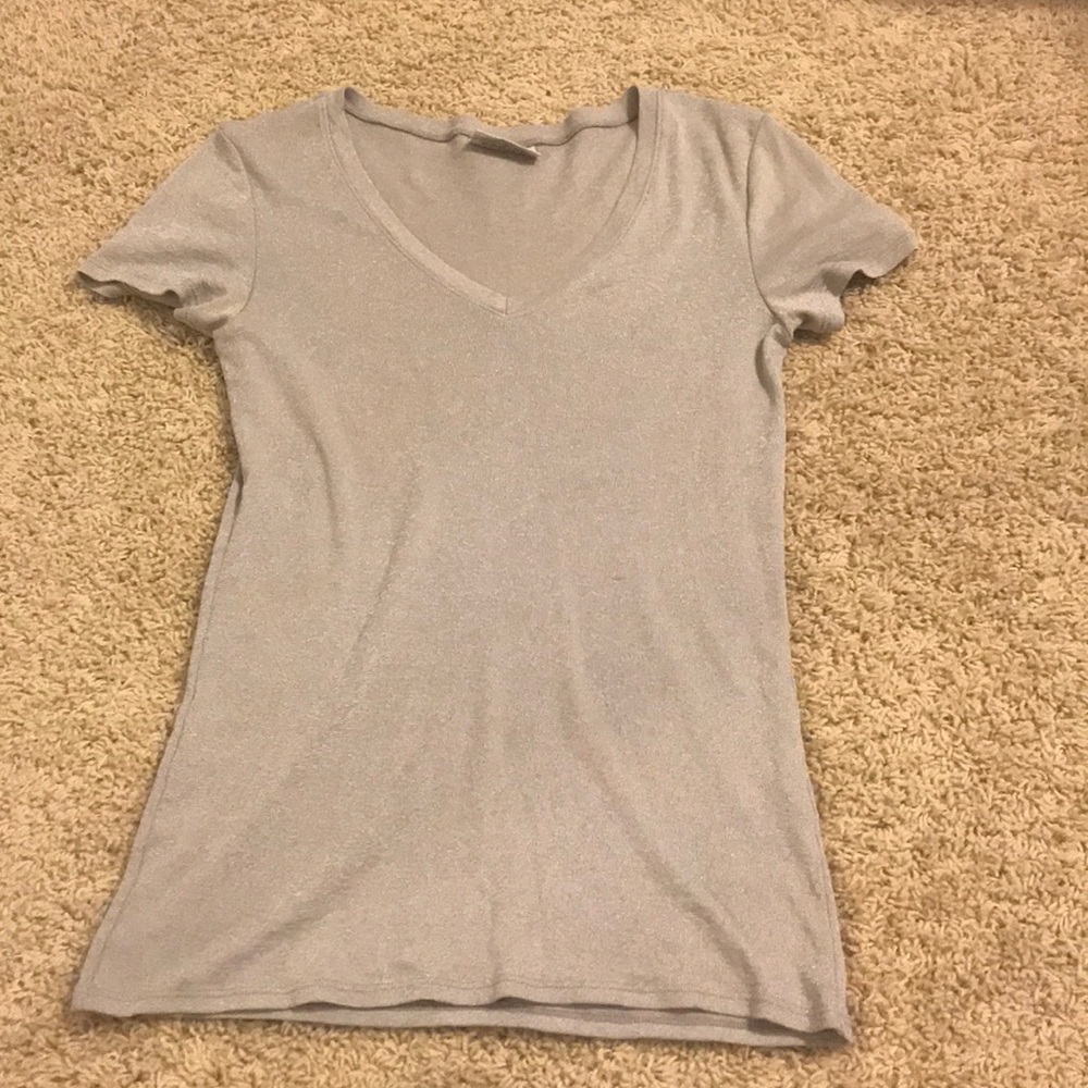 Michael stars Grey shimmery T shirt