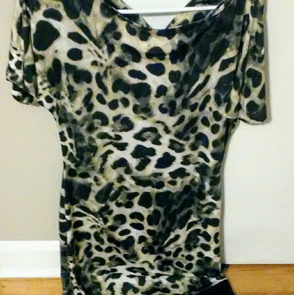 Animal print dress