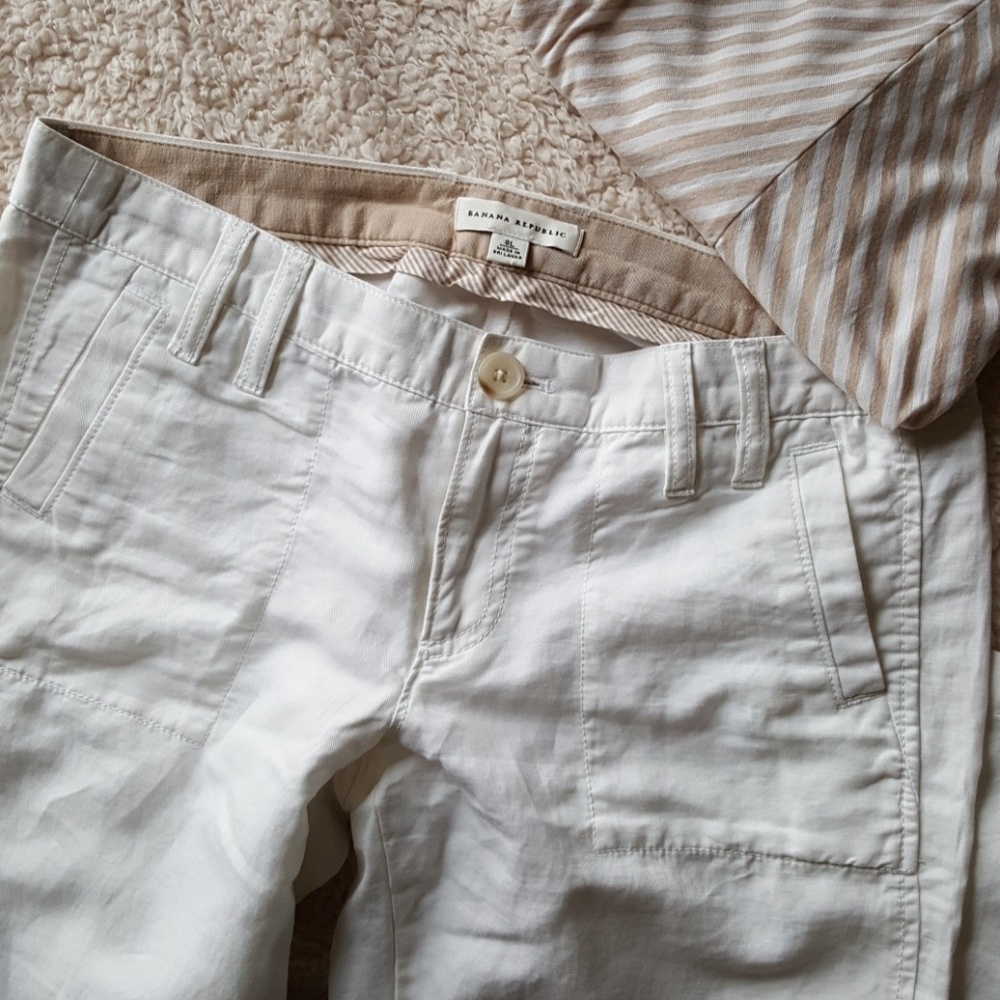 Banana republic pants - white