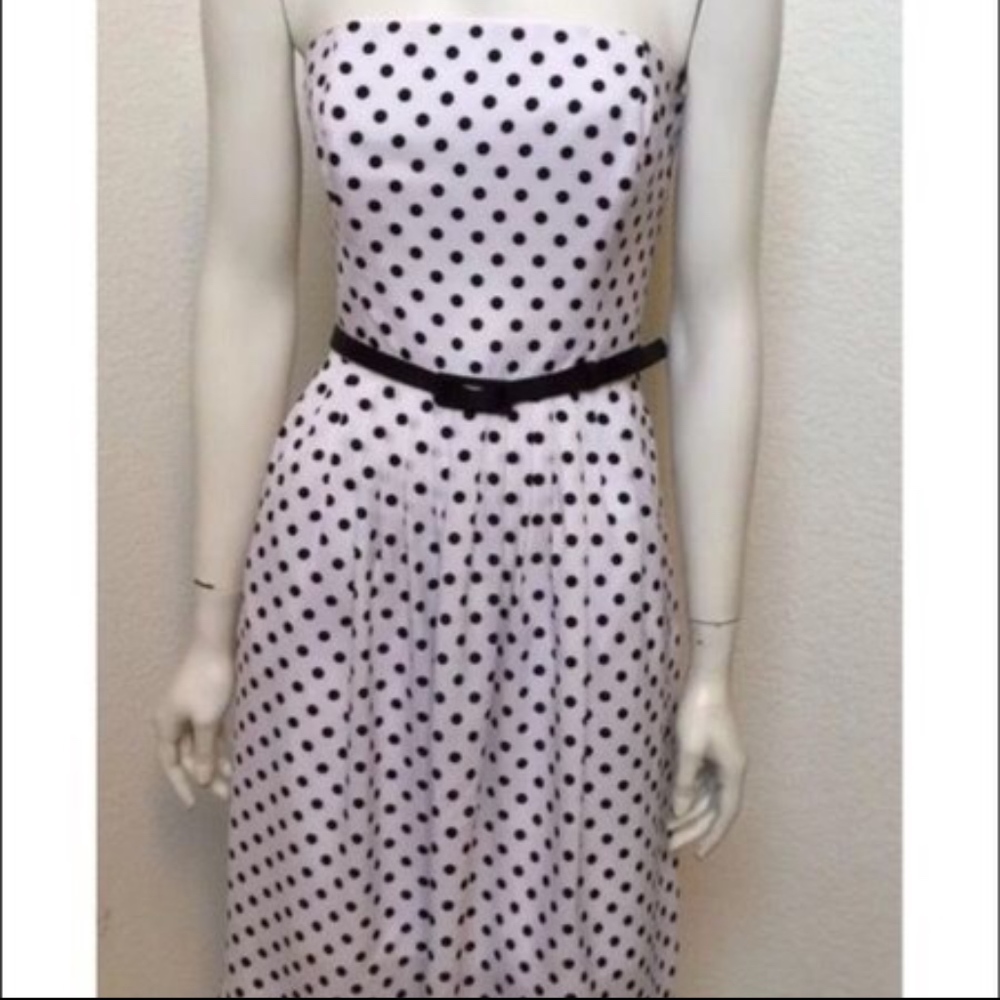 Black and White Polka Dot Dress