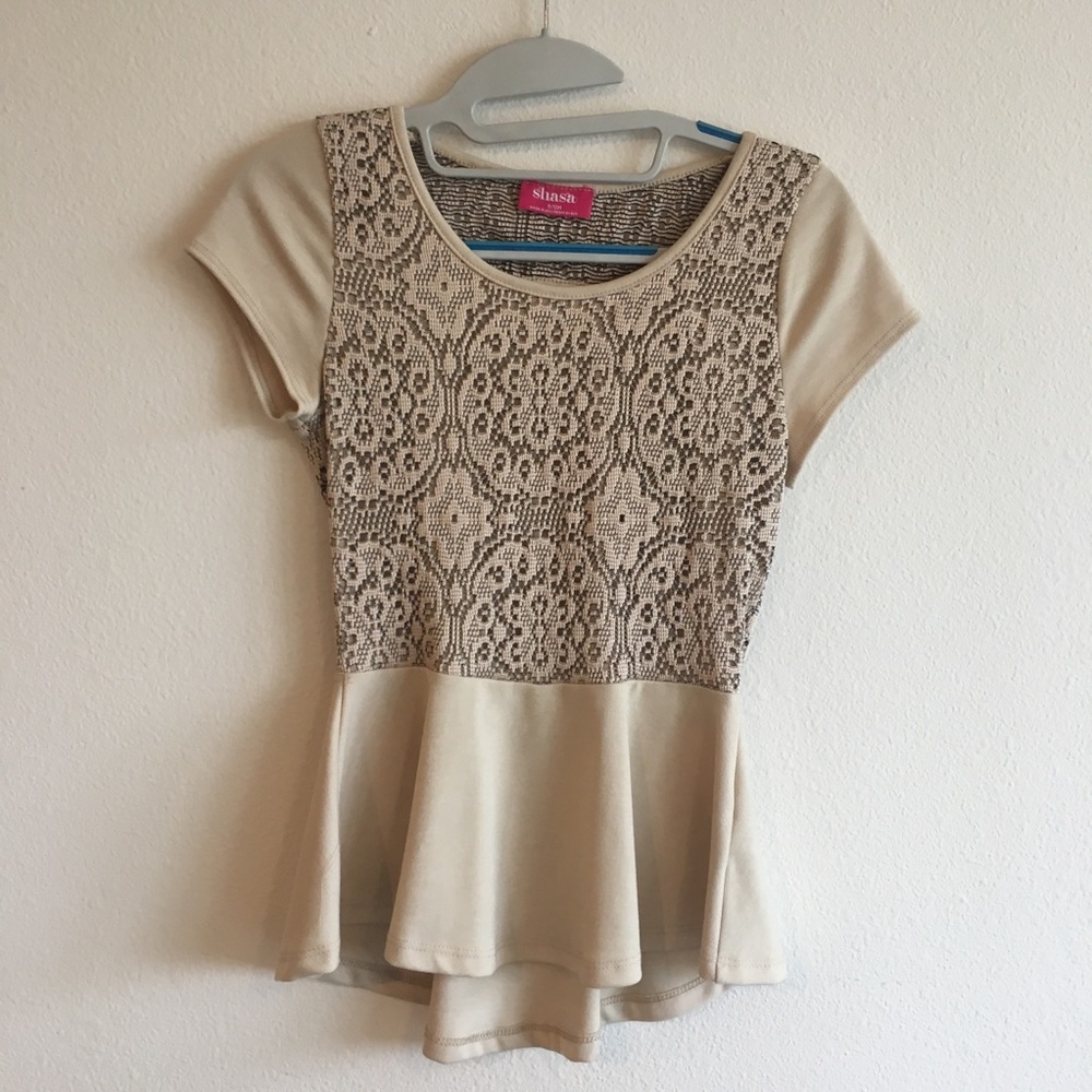 Flare At Waist Top
