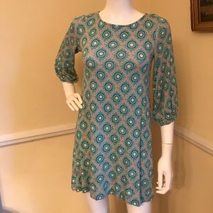 Women's Hourglass Lilly 3/4 Sleeve swing dress