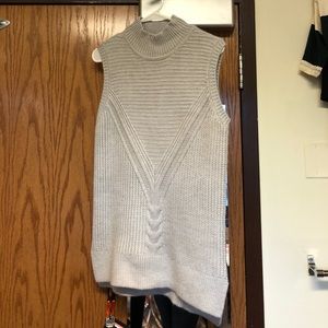 Grey sweater vest