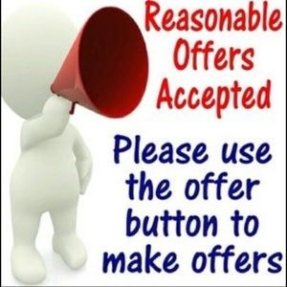 Reasonable offers accepted