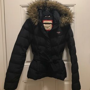 Size Medium Navy Blue Winter Coat.