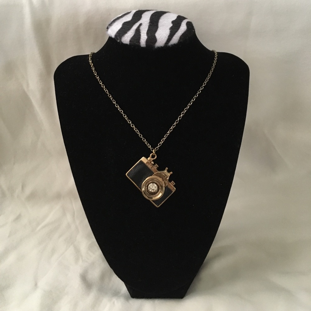 Camera Pendant Necklace