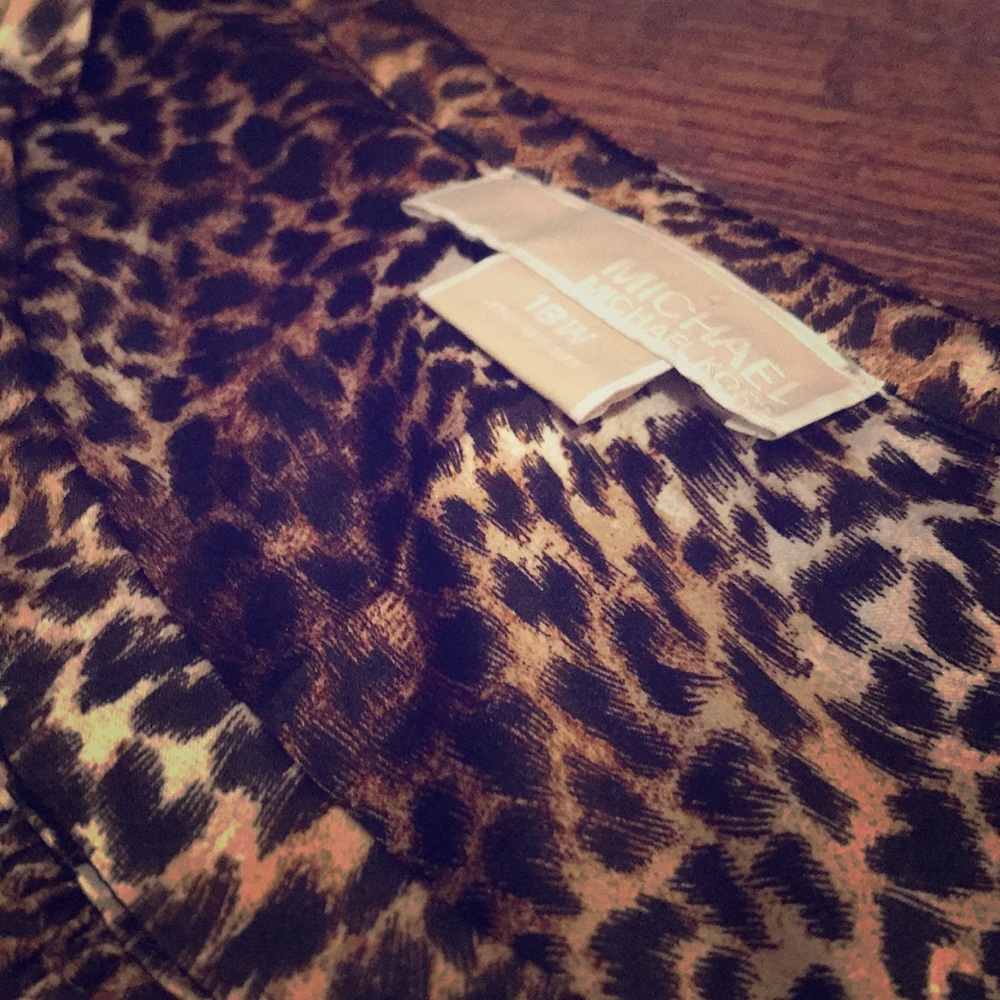 Michael Kors Leopard blouse