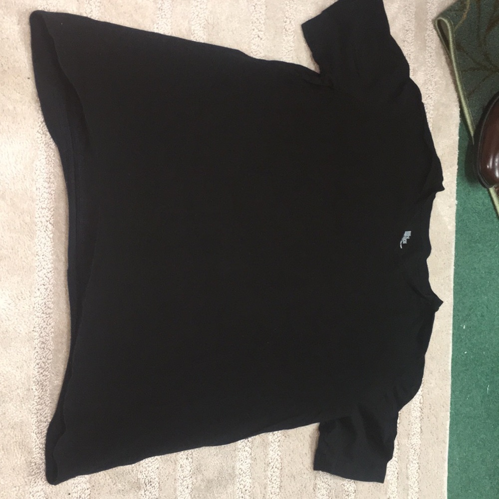 H&M Black V-Neck short sleeve Shirt