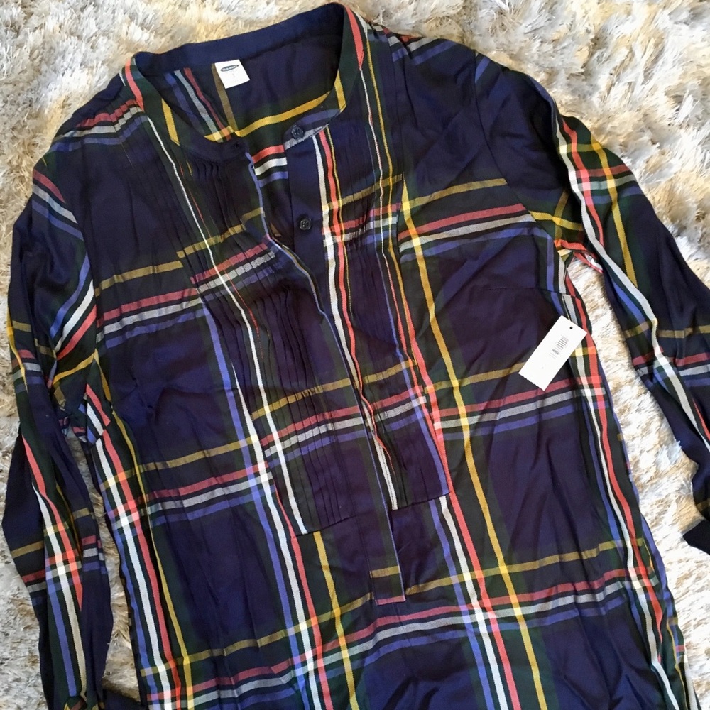 Old Navy Plaid long sleeve Dress