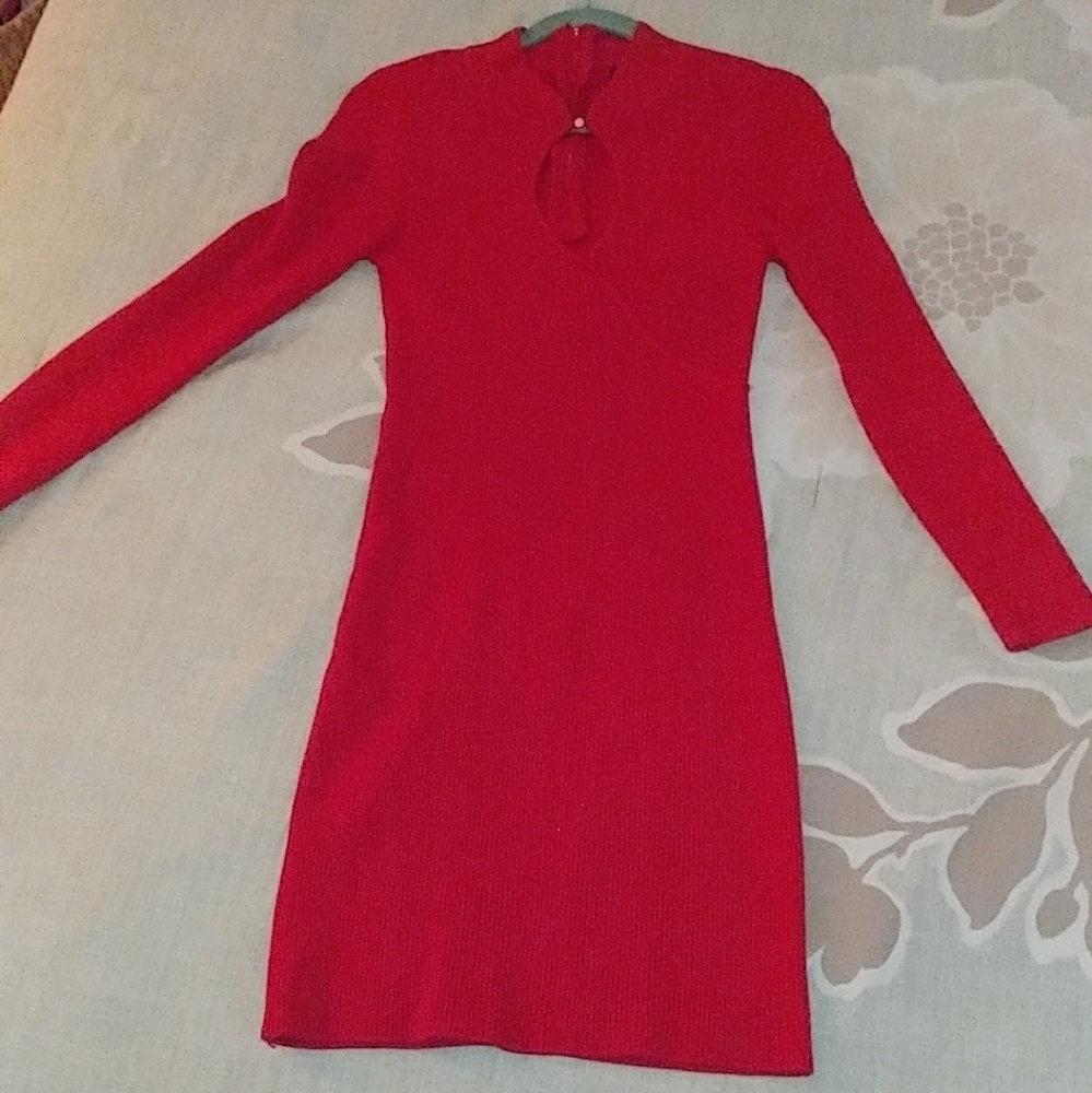 Red dress