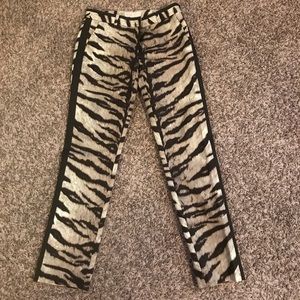 Michael Kors Zebra print trouser