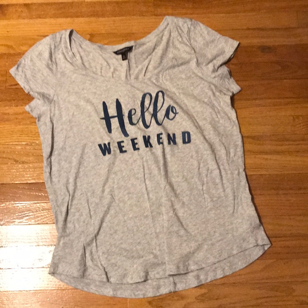 Hello Weekend Cute Banana republic graphic tee