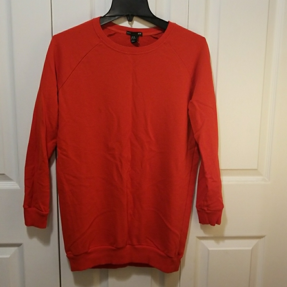Red sweater dress