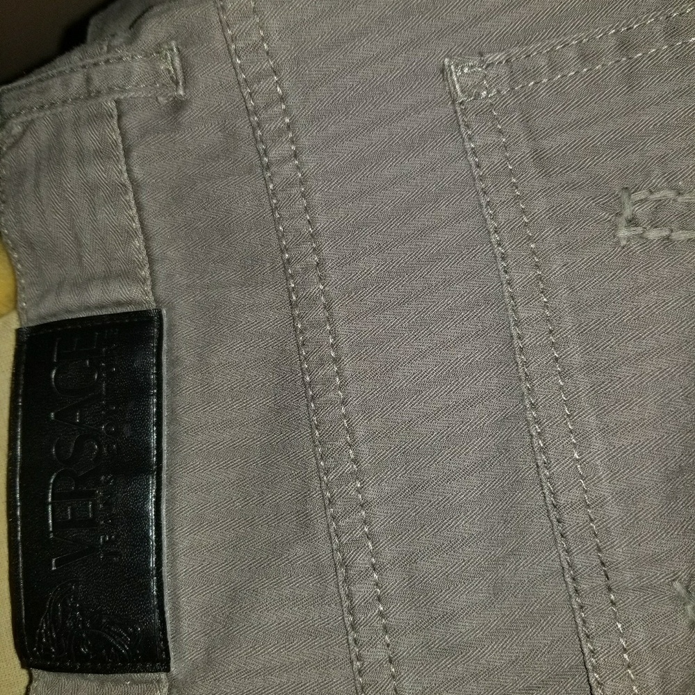 Versace gray pants