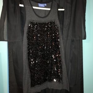 Vera Wang Black Tank top