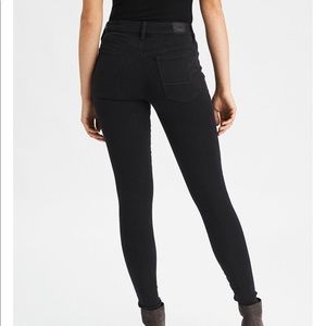 Black high waisted denim