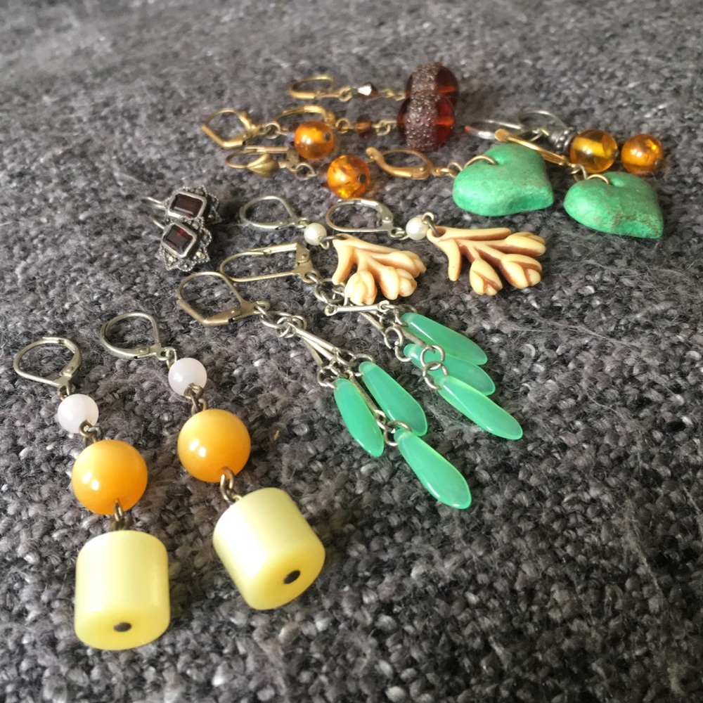 8 pairs of custom earrings!