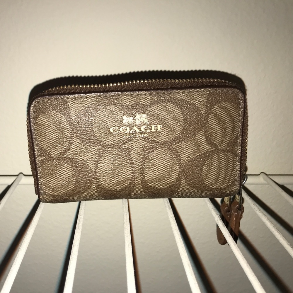 Brown coach wallet