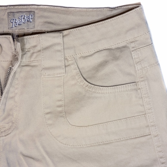 BeBop Bermuda Khaki Shorts - Picture 2 of 6