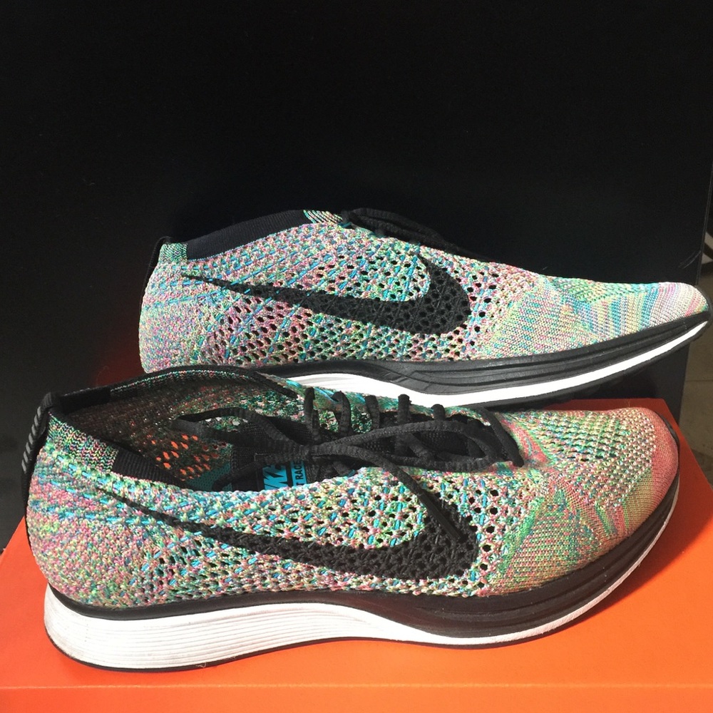 Nike Multicolor Flyknit Racers (Wmns sz. 7.5)