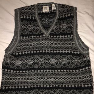Sleeveless Gap wool sweater