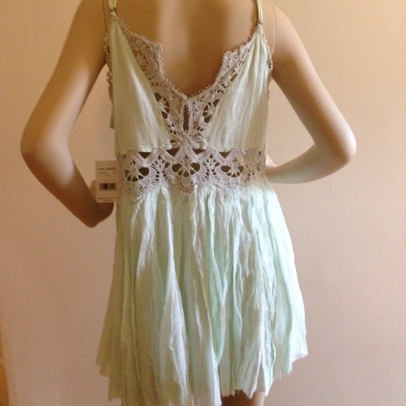 LAST 1! FREE PEOPLE MINT DRESS! - Picture 6 of 6