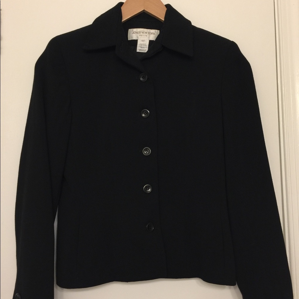 Jones New York 100% pure wool blazer 4P