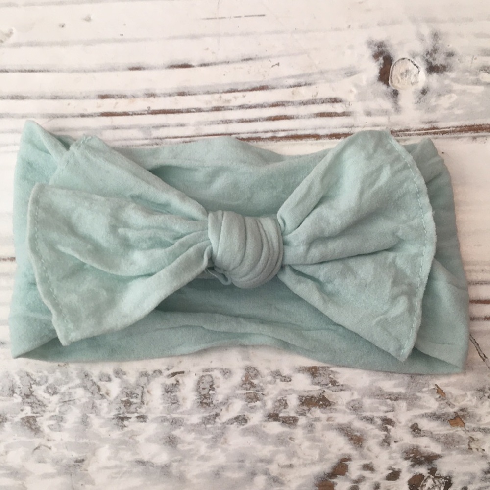 Baby Bling mint bow