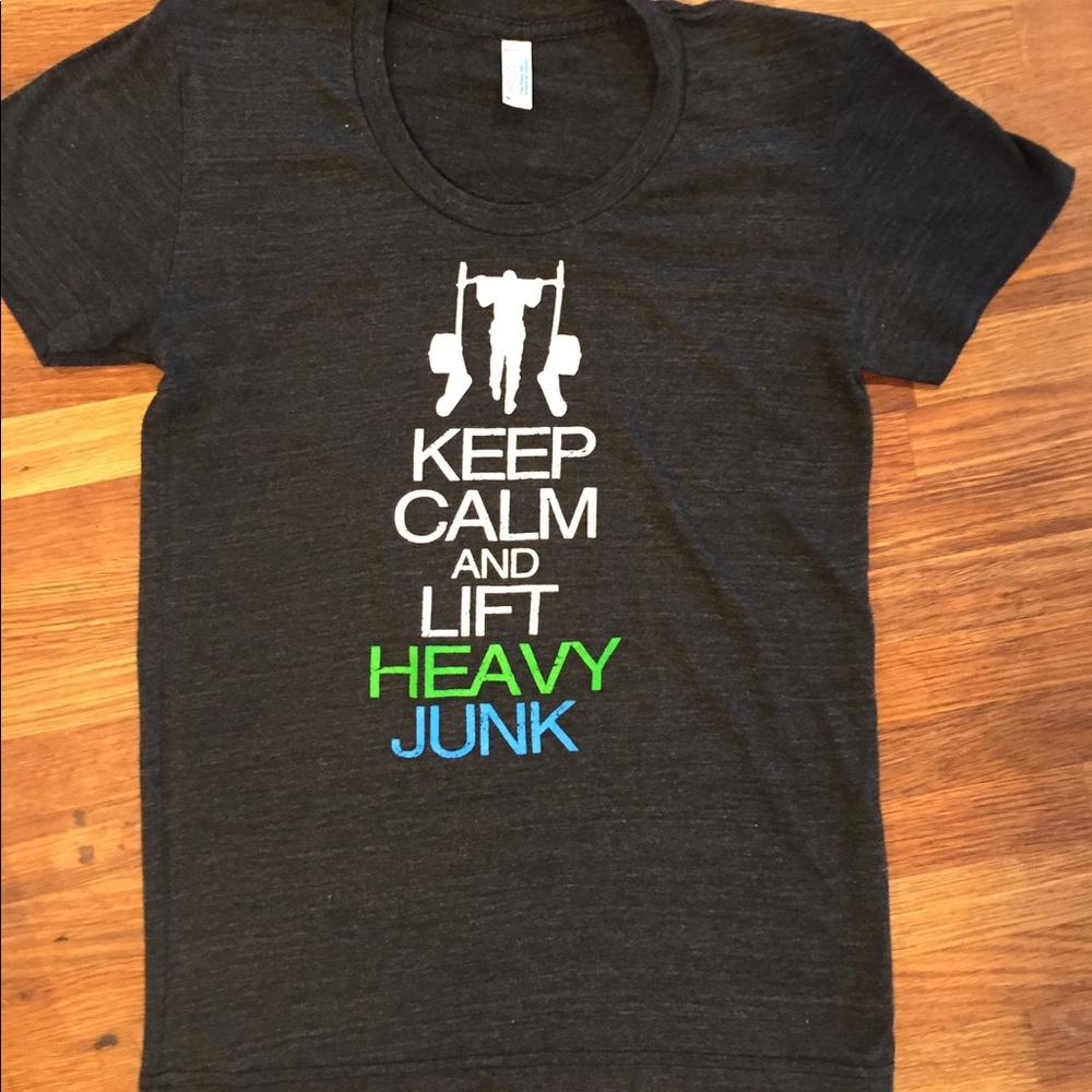 BLACK FRIDAY! Keep Calm & Lift Heavy Junk Top