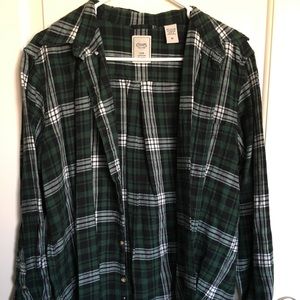 Men’s flannel.