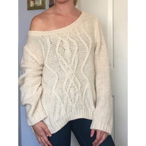 Cream sweater