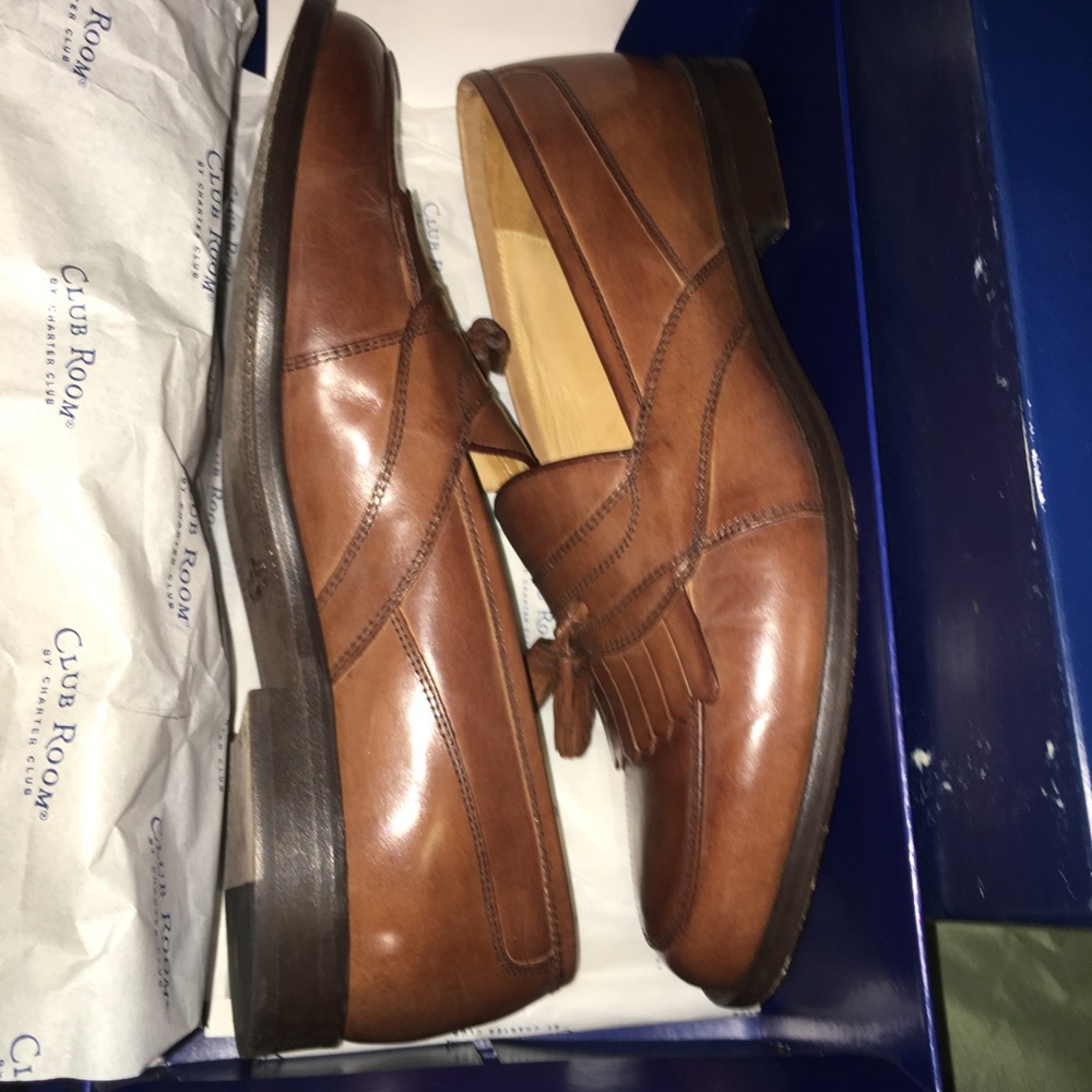 Club Room Men's Dress Shoes in Brown