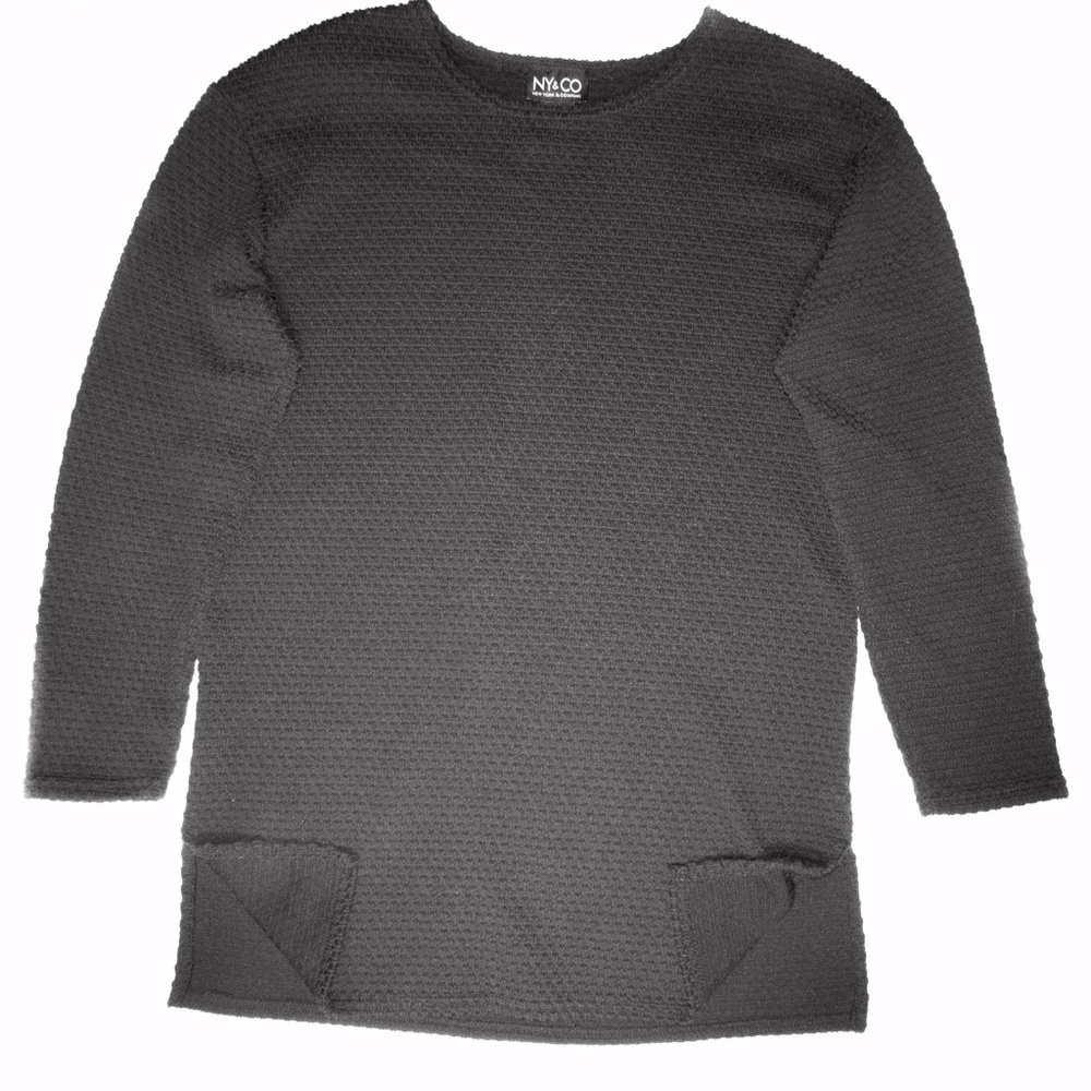 NY&CO Black light weight Weaved Sweater