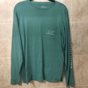 Vineyard Vines Long Sleeve Pocket Tee