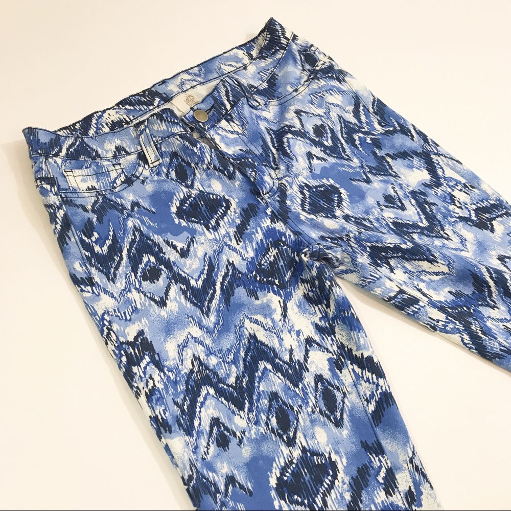 Francesca’s Collections Skinny Watercolor Pant - Picture 5 of 8