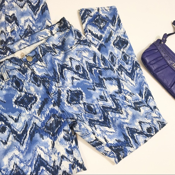 Francesca’s Collections Skinny Watercolor Pant - Picture 2 of 8