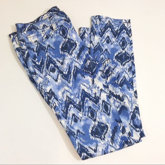 Francesca’s Collections Skinny Watercolor Pant - Picture 3 of 8