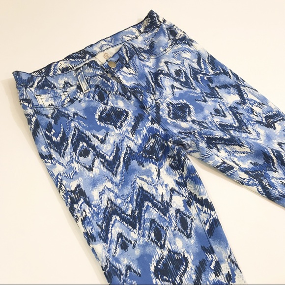 Francesca’s Collections Skinny Watercolor Pant - Picture 5 of 8