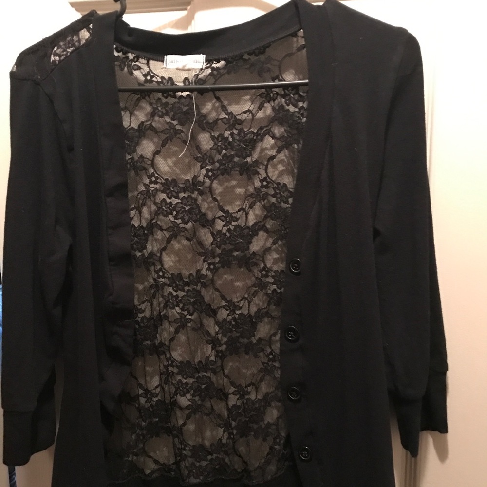 Cardigan with Lacey back