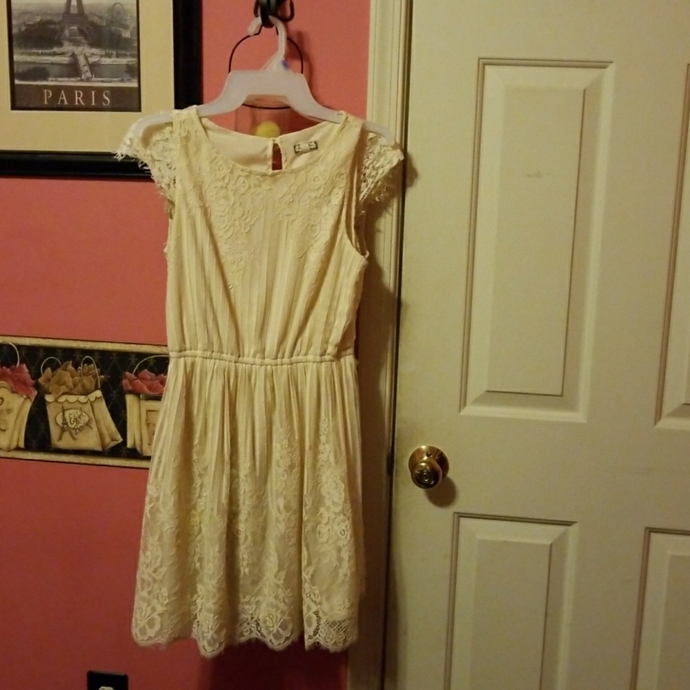 White satin dress (Early Easter dress for 2018)